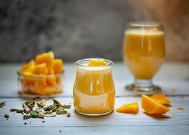 chopped mango, mango smoothie and mango juice