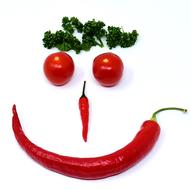 Face Tomatoes and Chili