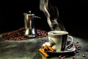 Teacup and Coffee Grains