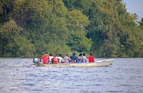 Passengers Small Boat