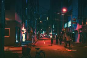 Osaka at night, Japan