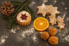 Cookies Small Cakes orange