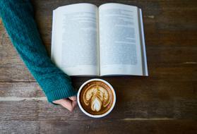 Coffee and book