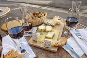 Wine and Cheese and Bread