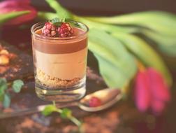 Dessert Nougat Mousse