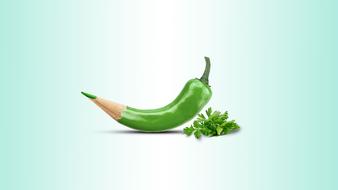 green pepper pencil