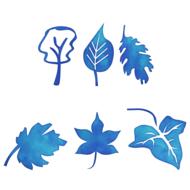ornament decor blue drawing