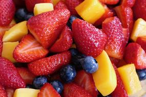 salad with fruits and berries