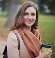 Women Model with coffe cup