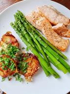 Food Salmon with potatoes