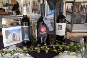 variety of wines at the presentation