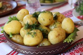 Ukrainian cuisine, boiled Potatoes i