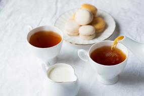 Herbal Tea and milk