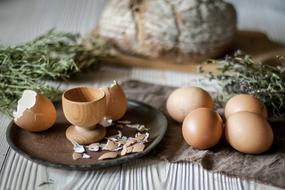 Eggs on Table