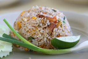 Thai fried rice with egg