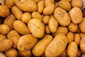 juicy Potatoes Vegetables Raw