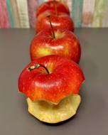 Apple Eat red