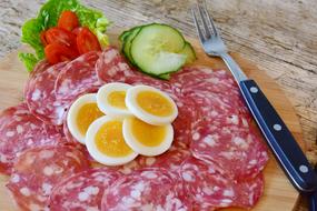 perfect Salami Sausage Smoked