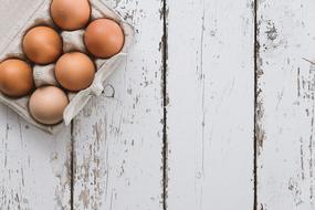 Wood Rustic eggs