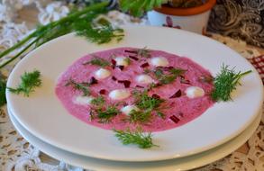 Beetroot Soup pink
