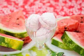 Watermelon and Marshmallow Pink