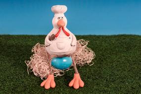 Easter Egg Chicken decor