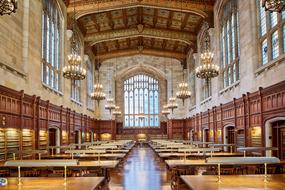 interior of the William W. Cook Legal Research Library