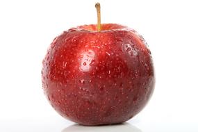 organic red apple