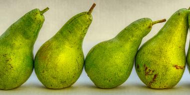 Pears Fruit Ripe green