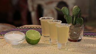 Cocktail Mexico Drinks and lime