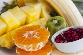 cut fruits for breakfast