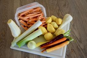 vegetables for a healthy snack