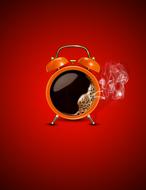 coffee alarm morning drawing