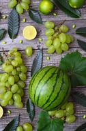 Green Melon and lime