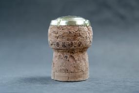 macro photo of wine cork