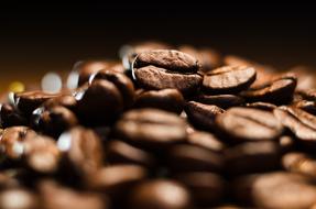 background with aromatic coffee beans