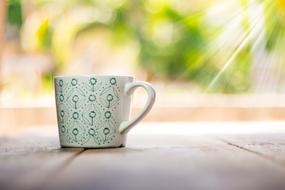 Cup Top View sun