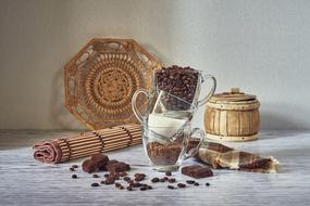 Still Life with coffee beans