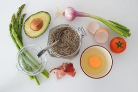Asparagus and Avocado Cooking