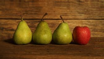 Fruit Pears and Apple