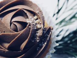 Chocolate Cake as a rose