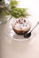 iced coffee with ice cream