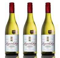 three bottles of Leopard's Leap's Chardonnay