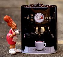 Coffee Waitress clya woman