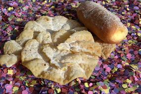 homemade bread and tortillas on a serpentine