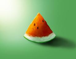 sweet watermelon piece