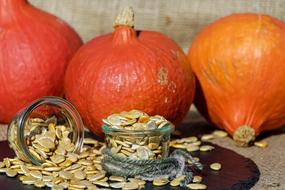Pumpkin and Seeds