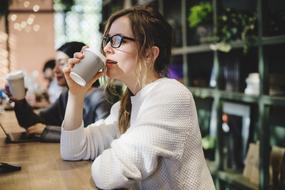 Managers at the coffee break