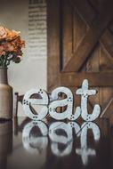 Eat banner text