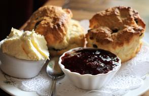 Scones with jam